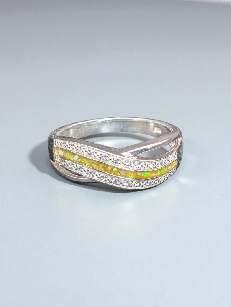 Kiara Wave Memorial Ring