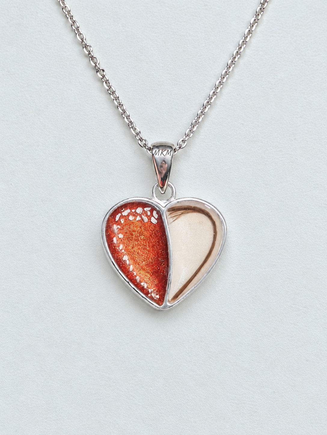 Together Forever Heart Memorial Pendant