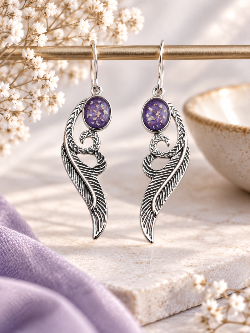 Whispers of Love Memorial Earrings
