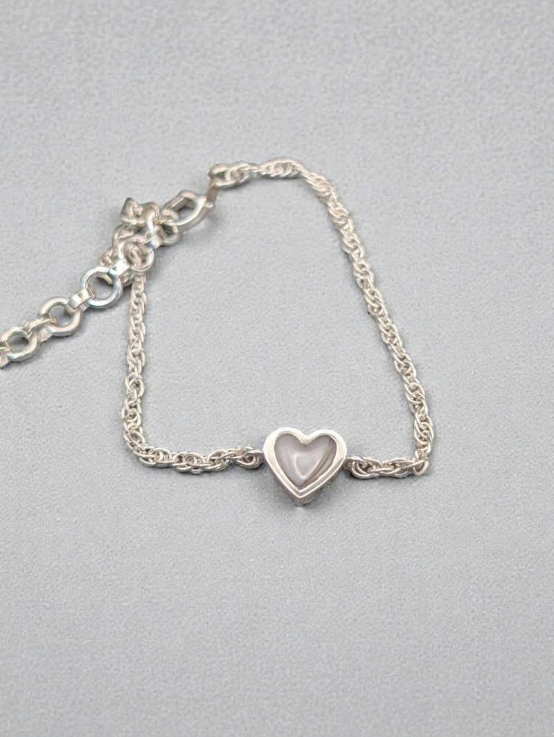 Elsa, the love heart bracelet