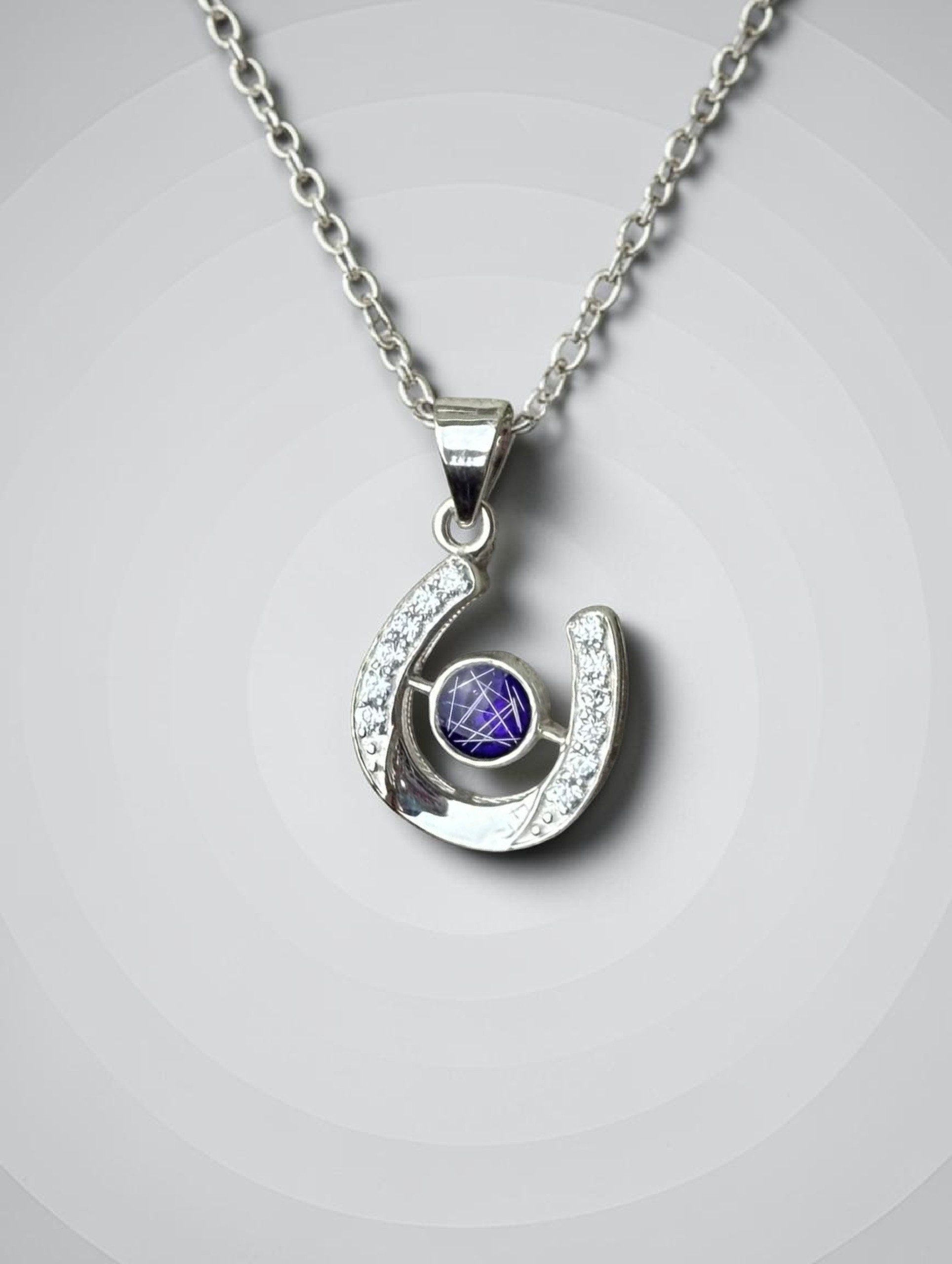Lucky Horseshoe Memorial Pendant