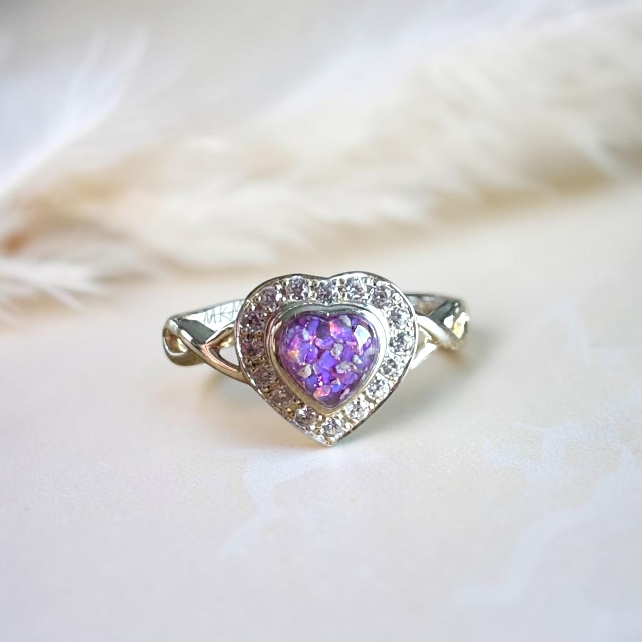 Eternal Heart Memorial Ring