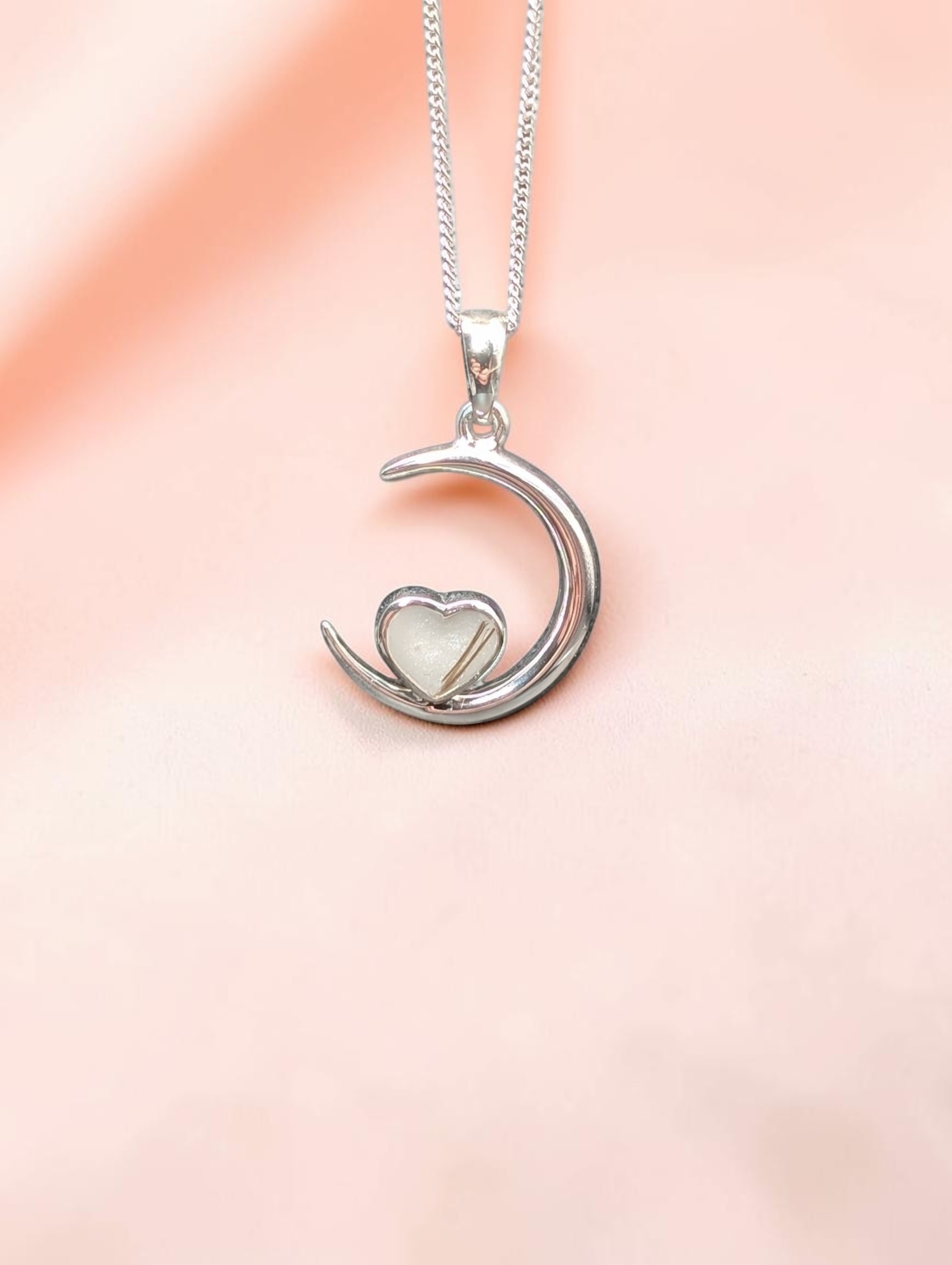 Love You to the Moon and Back Memorial Pendant - Image 2