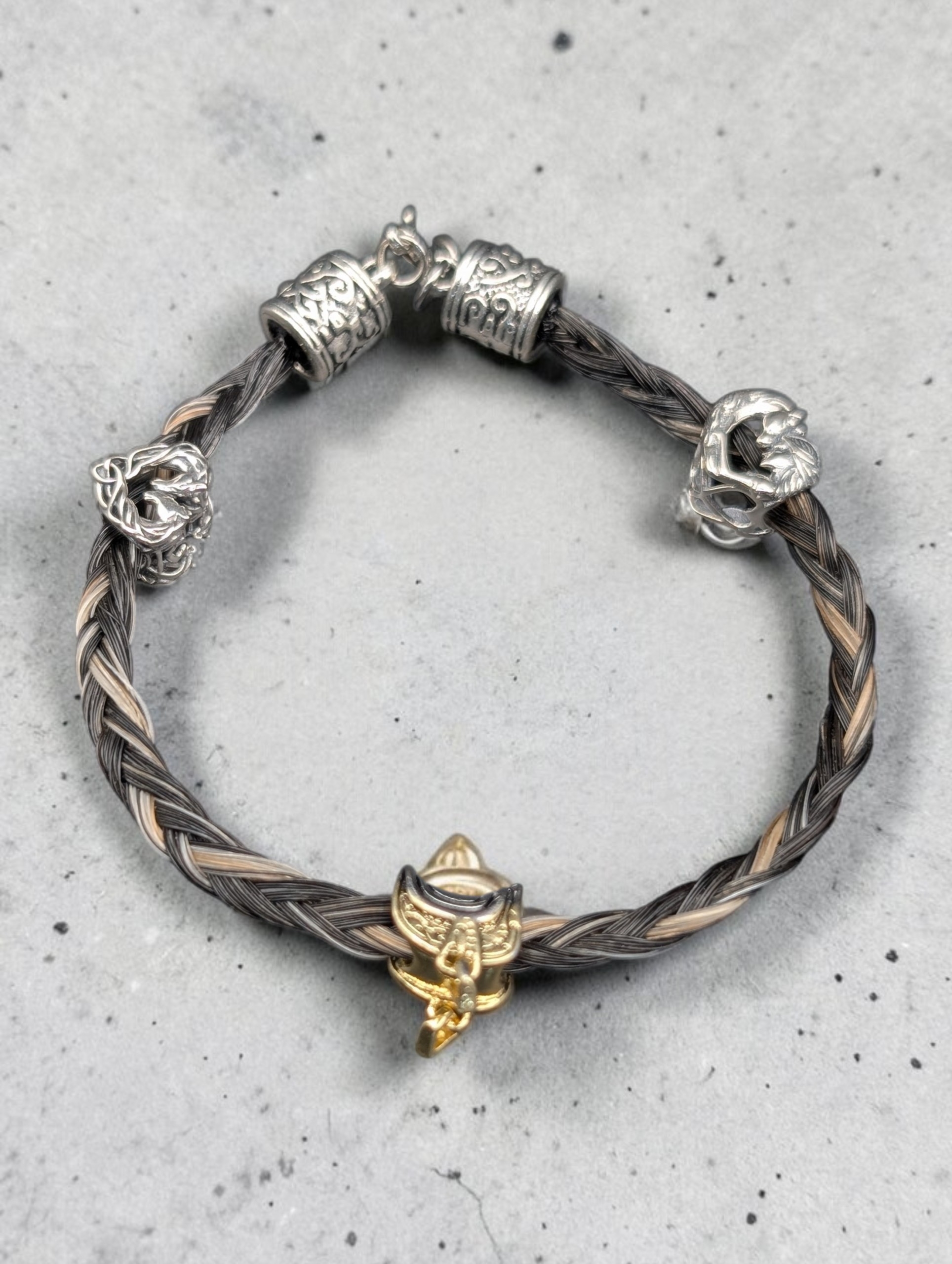 Horse Hair Memorial Bracelet