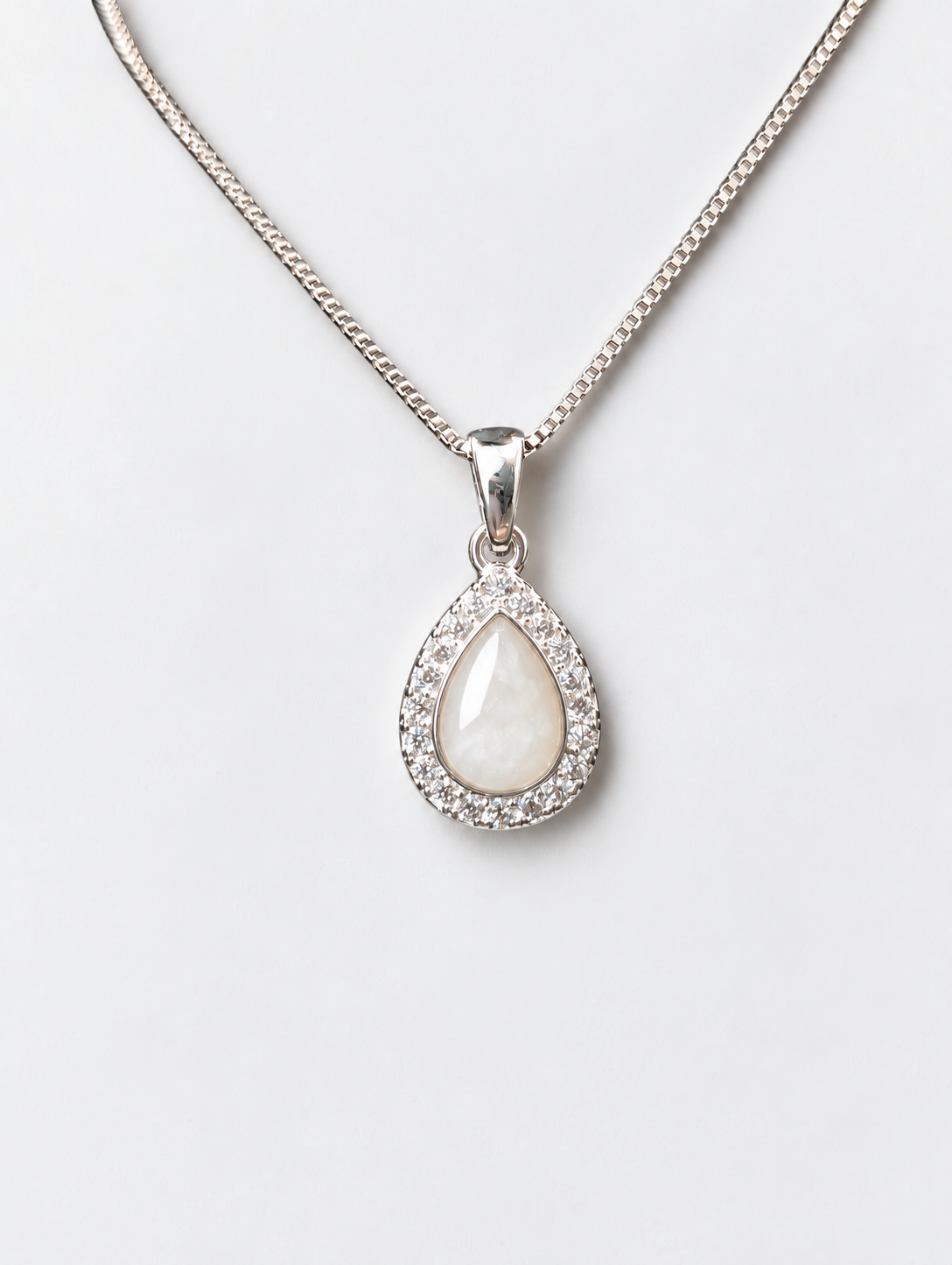 Tearstone memorial pendant