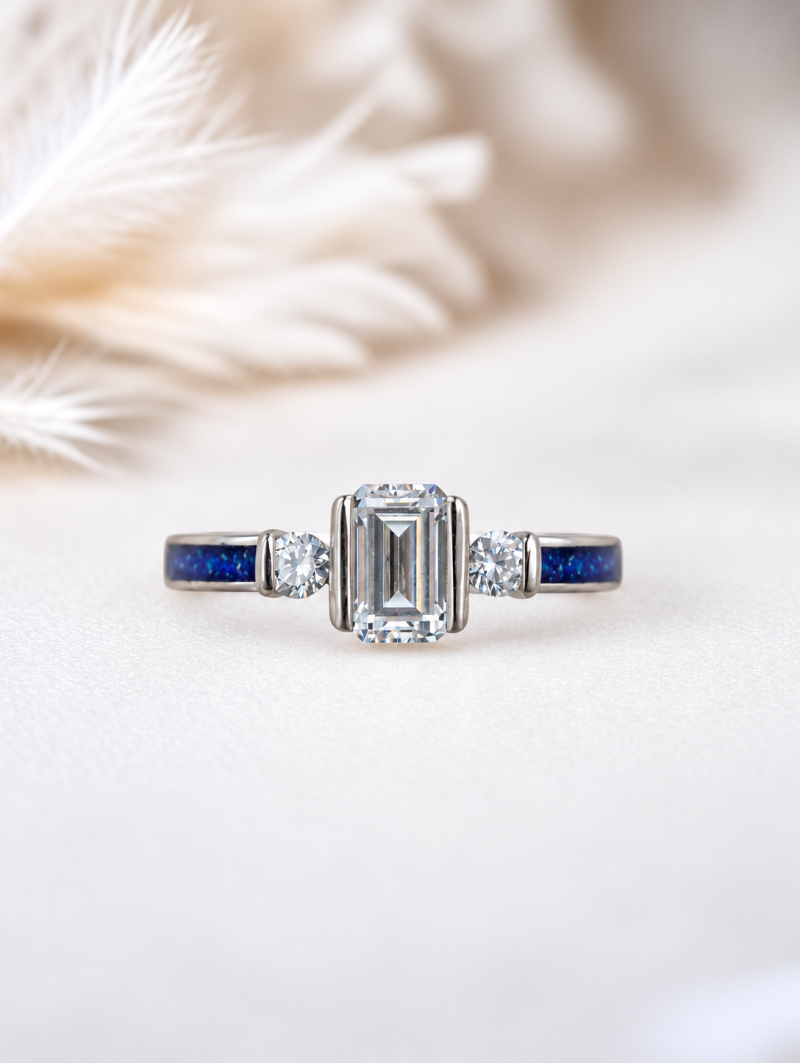 Emerald Grace Memorial Ring