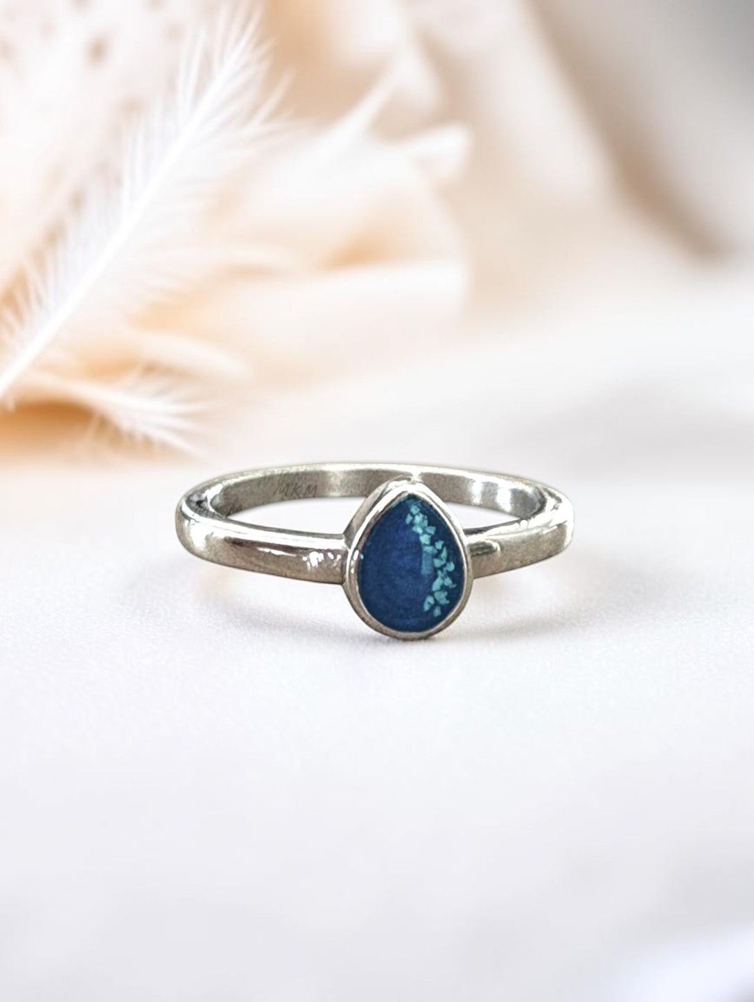Teardrop Memorial Ring