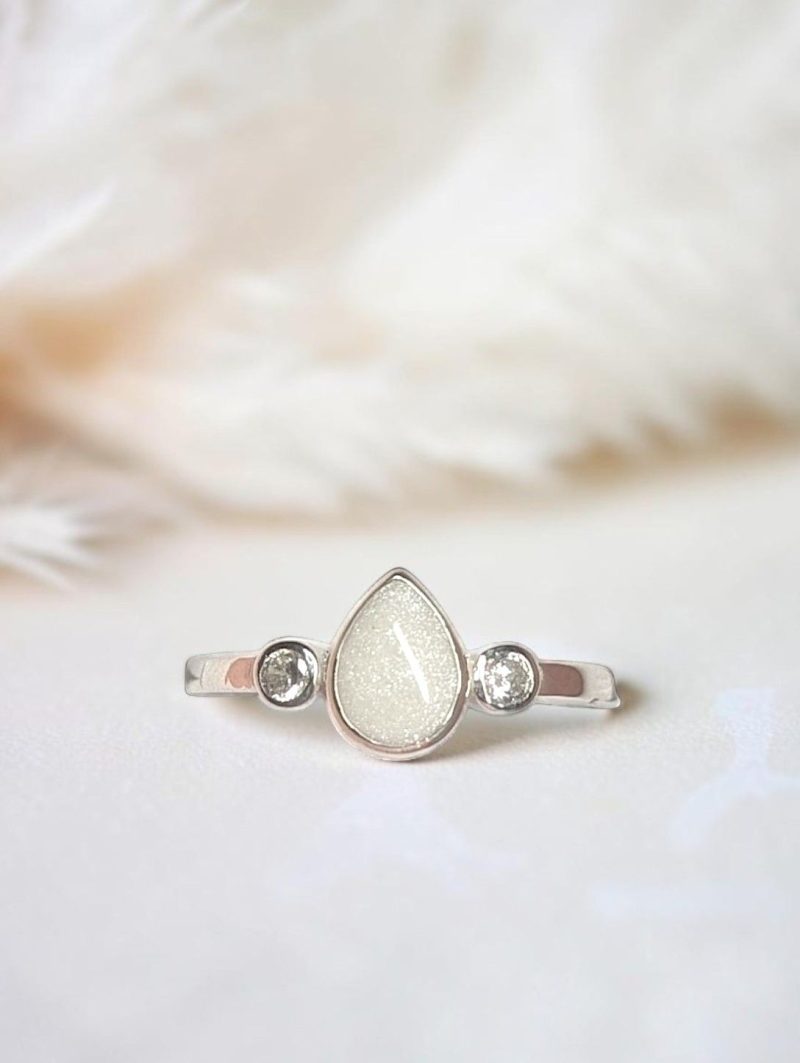 Teardrop Memorial Ring