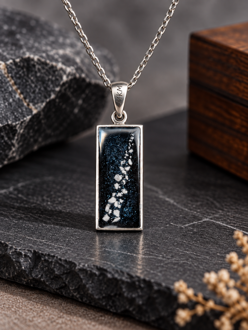Rectangular Memorial Pendant