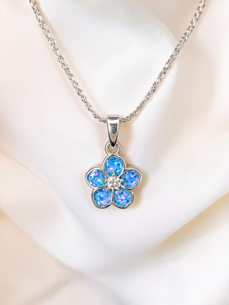 Forget Me Not Memorial Pendant