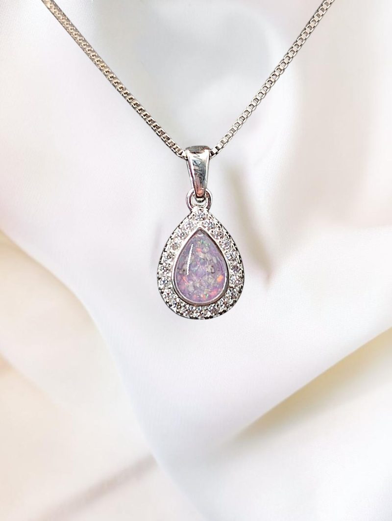 Tearstone memorial pendant