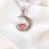Love You to the Moon and Back Memorial Pendant